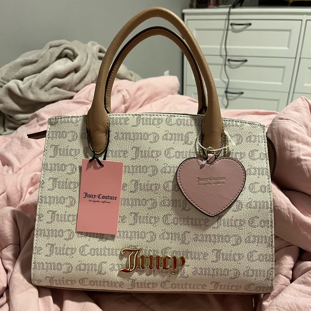 Juicy Couture Gothic Pecan White Bag